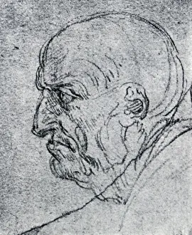 Head of an Old Man, 1913. Artist: Leonardo da Vinci