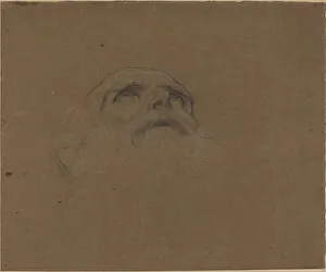 Head of an Old Man. Creator: Alphonse Legros