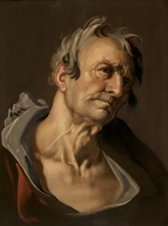 Abraham Bloemaert Gallery: Head of an Old Man, late 16th-early 17th century. Creator: Abraham Bloemaert