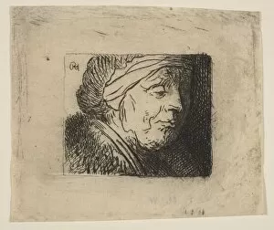 Dutch Golden Age Gallery: Head of an Old Woman, 1620-40. Creator: Jan Georg van Vliet