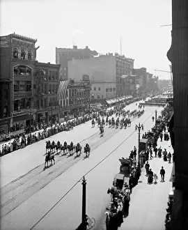 On Horseback Prints: Head of parade, state encampment