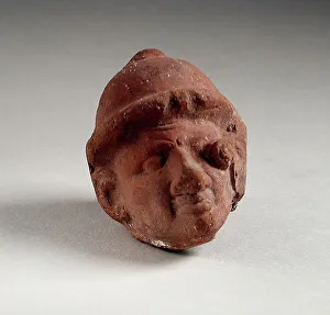 Roman Period Prints: Head, Ptolemaic Period-Roman Period (332 BCE-337 CE). Creator: Unknown