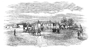 Territorial Prints: Head-Quarters of Lord Raglan, near Balaclava - from a sketch by Lieutenant Montagu O'Reilly