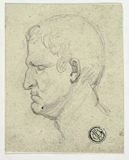 Head of Roman Emperor, n.d. Creator: William Mulready