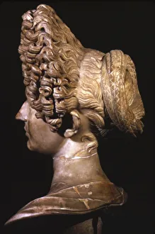Unique Prints: Head of Roman Lady of Flavian Period, late 1st century