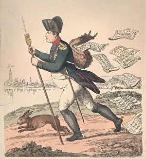 Charles Le Grand Gallery: Head Runner or Runaways from the Leipzic Fair, March 2, 1814. March 2, 1814