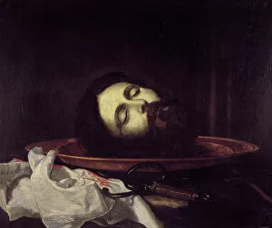 Ribera Gallery: The Head of Saint John the Baptist. Artist: Ribera, Jose, de (1591-1652)