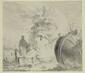 Floating Prints: The Head of Saint Torpe Saved by Angels and Restored to Archbishop Frederigo