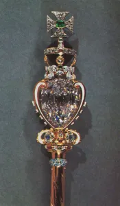 Hmso Gallery: The head of the Sceptre with the Cross, 1953. Artist: Robert Viner