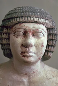25th Century Bc Prints: Head of Sekhemka, chief of the scribes of the fields, 25th century BC
