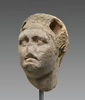 Head of a Statue of a Hellenistic Ruler, 3rd century BC. Creator: Unknown