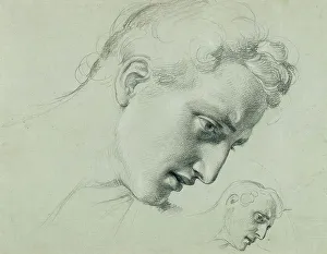 Peter Krafft Prints: Head study for Arindal and Daura