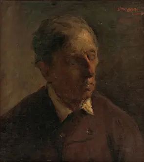 Head Study of a Man, around 1899. Creator: Elemir Halasz-Hradil