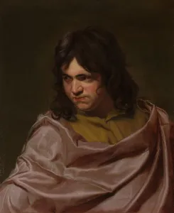 Mauve Prints: Head Study of a Young Man, 1653. Creator: Michaelina Woutiers