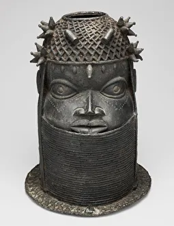 Nigeria Prints: Head (Uhunmwun Elao), Nigeria, 18th / early 19th century. Creator: Unknown