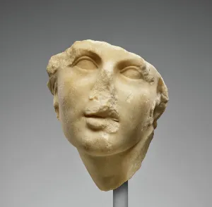 Fragment Prints: Head of Venus (Crouching Aphrodite type), 1st-2nd century A.D. Creator: Unknown