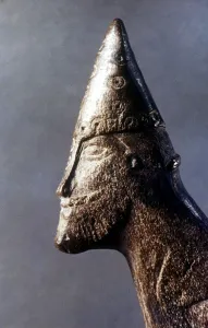 Head of a Viking warrior, c9th-11th century