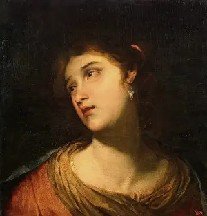 Looking Up Prints: Head of a Woman, 1658. Creator: Juan de Valdes Leal