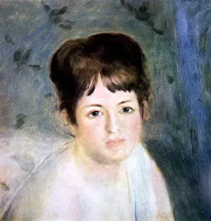 Head of a woman, 1876. Artist: Pierre-Auguste Renoir
