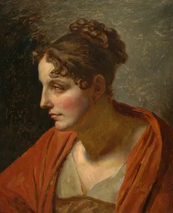 Ringlets Collection: Head of a Woman, c. 1810. Creator: Unknown