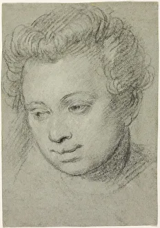 Paulo Veronese Prints: Head of a Woman, c.1575. Creator: Paolo Veronese