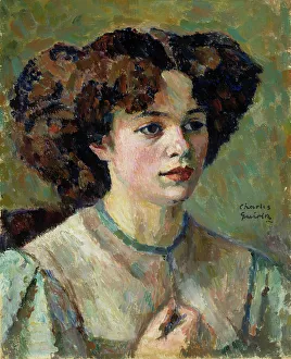 Charles Guérin Prints: Head of a Woman. Creator: Charles Guerin