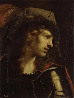 Young Prints: Head of a Young Warrior, 1630. Creator: Pietro della Vecchia