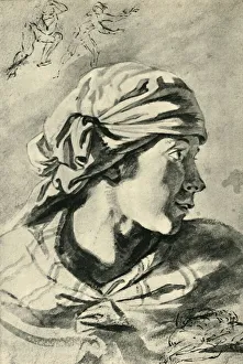 Head of a young woman, mid-late 17th century, (1943). Creator: Jan Siberechts