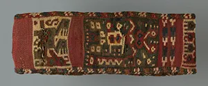 Wari Empire Prints: Headband, Peru, A. D. 800 / 1100. Creator: Unknown