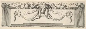 Mellan Claude Collection: Headband with Rams Head. Creator: Claude Mellan