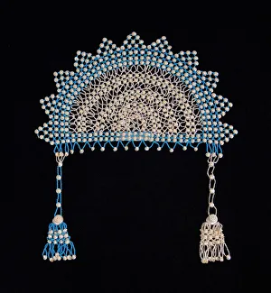 Shells Gallery: Headdress, American, ca. 1860. Creator: Unknown