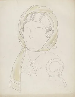 Headdress, c. 1937. Creator: Eva Noe