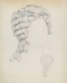 Headdress, c. 1937. Creator: Eva Noe