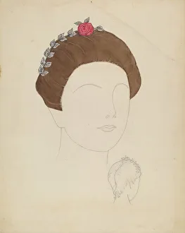 Headdress, c. 1937. Creator: Eva Noe