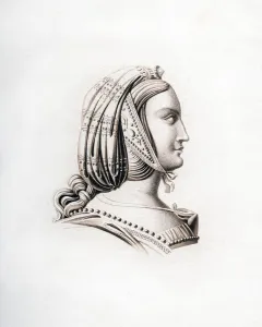 Headdress, early 16th century, (1843). Artist: Henry Shaw