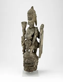 Arts Of Africa Collection: Headdress (Jagun Jagun), Nigeria, Mid- late 19th century. Creator: Unknown