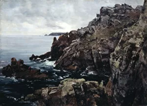 Headland of Raz, 1884. Artist: Emmanuel Lansyer