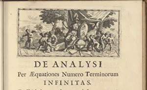 Newton Prints: Headpiece from Analysis per Quantitatum Series