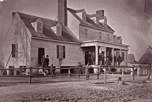 Stores Prints: Headquarters of Capt. E. E. Camp, A. Q. M. at City Point, Virginia, 1861-65