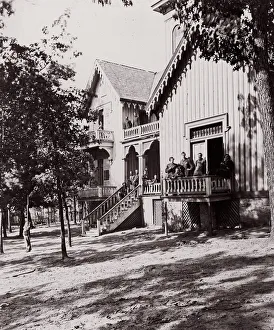 Hooker Prints: Headquarters of General Hooker, 1861-65. Creator: Alexander Gardner