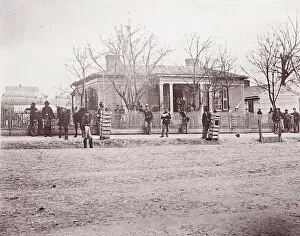 Us Army Gallery: Headquarters of General Sherman or Thomas, Chattanooga, ca. 1864. Creator: George N