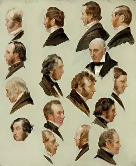 Reverend Prints: Heads of Aberdeen Personalities, 1850-1870. Creator: James William Giles