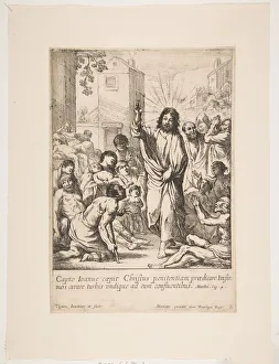Mariette Prints: Healing the Infirm (Jesus-Christ guerit plusieurs malades en Galilee)