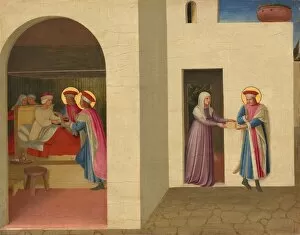 Curing Gallery: The Healing of Palladia by Saint Cosmas and Saint Damian, c. 1438 / 1440