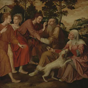 Wonderworker Prints: The Healing of Tobit. Creator: Massys (Matsys), Jan (1510-1575)