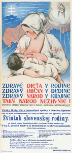 A healthy child in the family, 1940. Creator: Kovacik, Andrej (1899-1953)