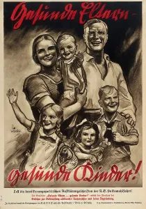 Adolf Hitler Prints: Healthy parents - healthy children!, c1934. Creator: Wurbel, Franz (1896-after 1937)
