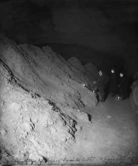 Heaps of earth - Mammoth Cave, Edmondson County, Kentucky, c1893. Creator: Frances Benjamin Johnston