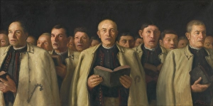 Religious Motif Prints: Hear Our Voice, O Lord Our God, 1930. Creator: Stefan Straka