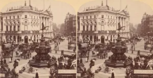 Eros Prints: In the Heart of Modern Babylon, Piccadilly Circus, London, England, 1850s-1910s